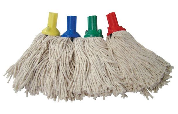 Exel Mop Heads 250g Blue, Green, Red & Yellow  - Pack of 10