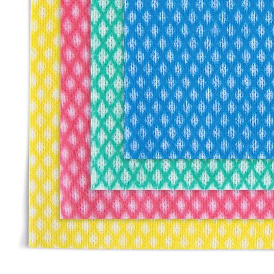 Multipurpose Cloths - Pack of 10 - Blue, Green, Red & Yellow