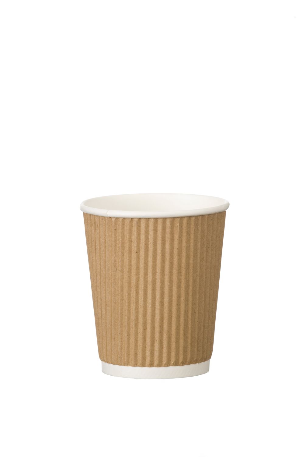 Kraft Ripple Wall Hot Cup (PE Lined) - 500 per case