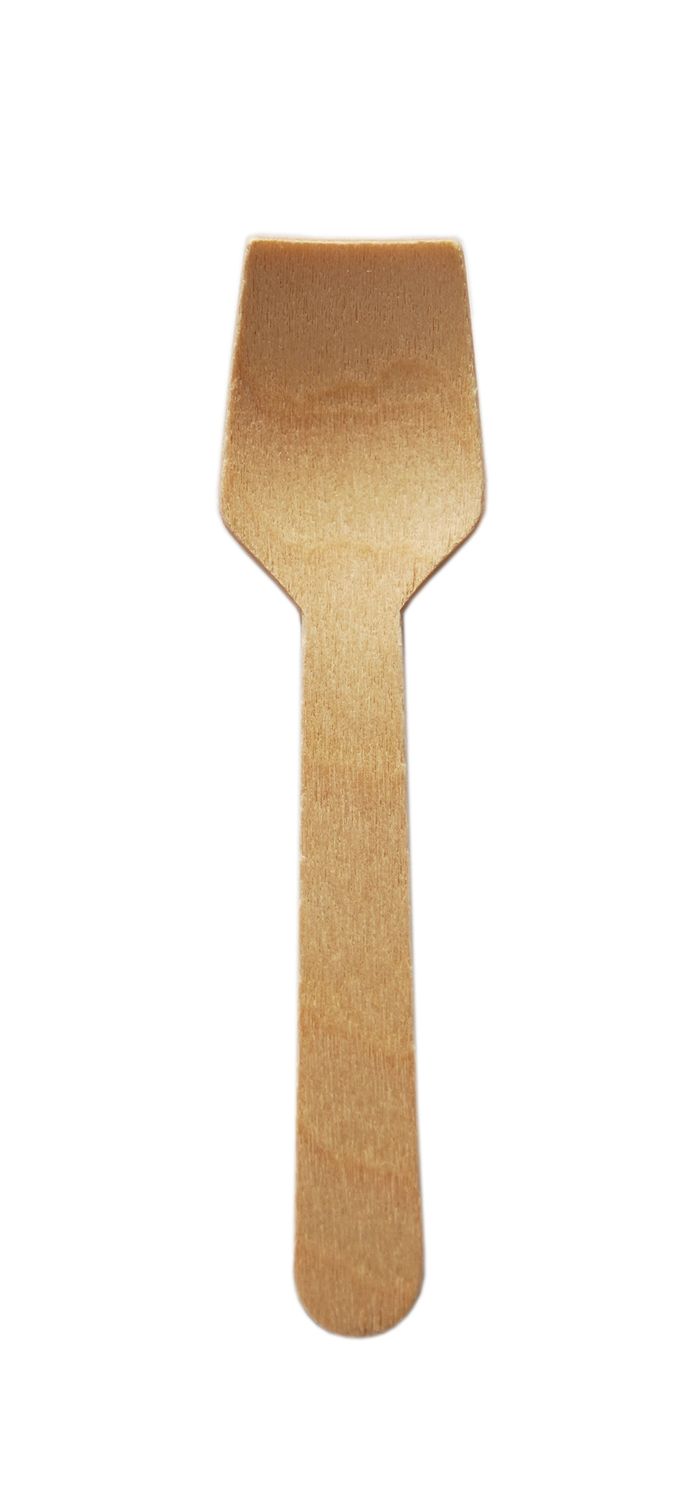 Wooden Ice Cream Spoons - 10x400 items per case