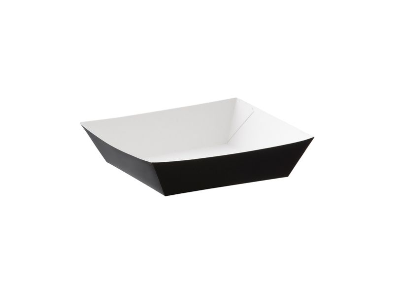 Black Burger Tray 5" x 5" - 500 units per case