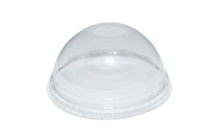 rPET Domed Lid with Hole - 1000 units per case