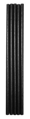 Black Paper Straw (200mm) - 5000 units per case