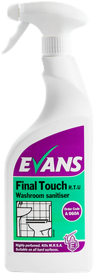 Evans Vanodine Final Touch RTU 6x750ml