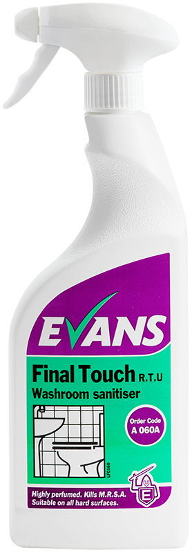 Evans Vanodine Final Touch RTU 6x750ml