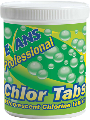Evans Vanodine Chlorine Tablets 200 per pack