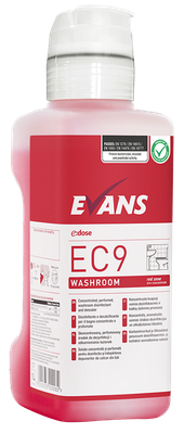 Evans Vanodine E Dose EC9 Washroom Cleaner 1l