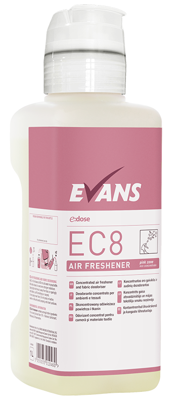 Evans Vanodine E Dose EC8 Air Freshner 1l