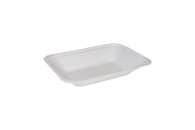 White Moulded Fibre Chip Tray 7" x 5" - 500 units per case