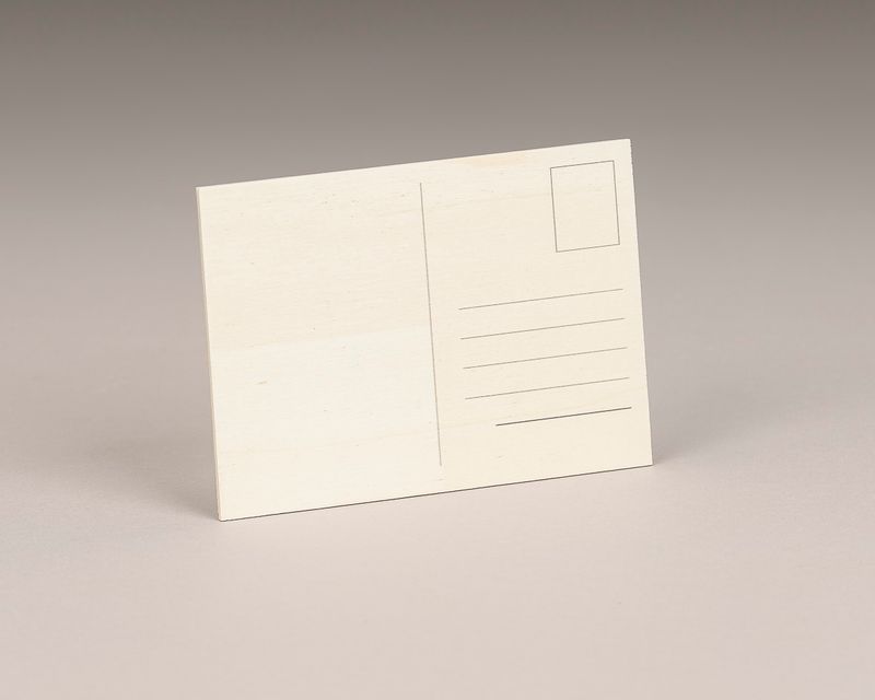 Holzpostkarte 10x15 cm