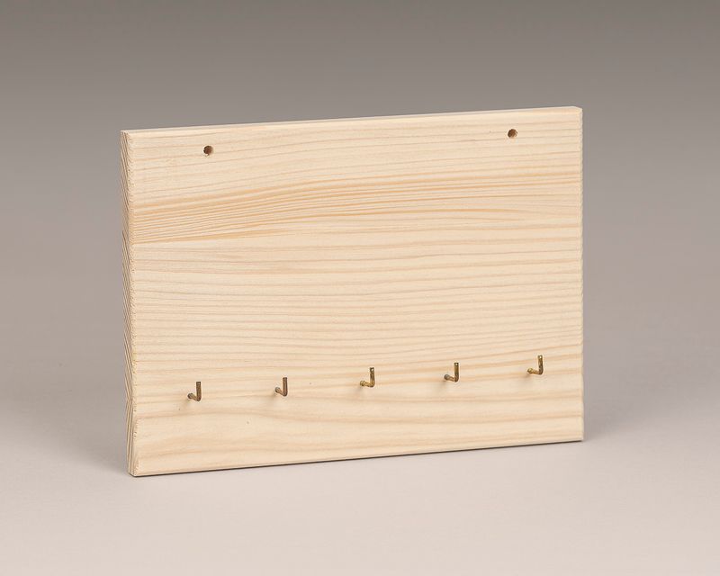Schlüsselbrett aus Tannenholz