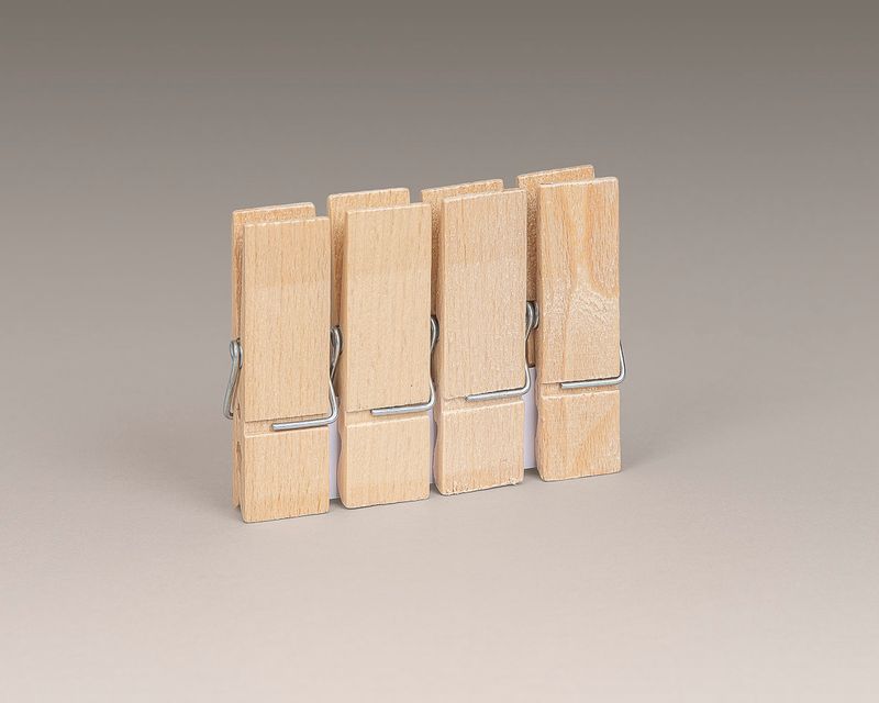 Holzklammern breit Buche 4tlg.