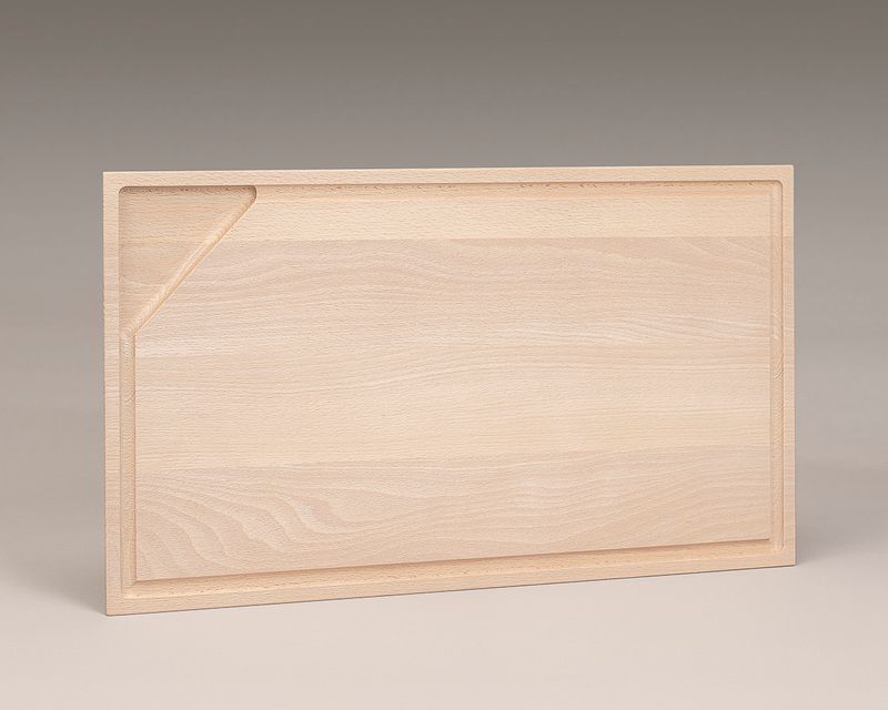 Hackbrett Buche mit Saftrille