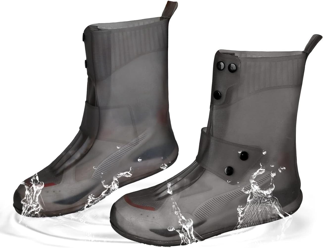 Rain Shoe Cover Wholesale PVC Outdoor Travel High Shoe Cover Rainy Day Waterproof Non-slip Shoe Cover Silicone Rain Boots Cover