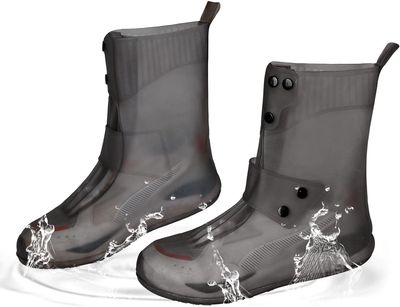 Rain Shoe Cover Wholesale PVC Outdoor Travel High Shoe Cover Rainy Day Waterproof Non-slip Shoe Cover Silicone Rain Boots Cover