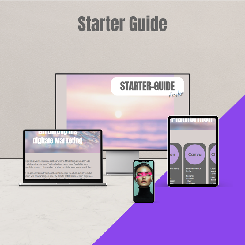 Dein STARTER-GUIDE &amp; Einstieg ins digitale Marketing