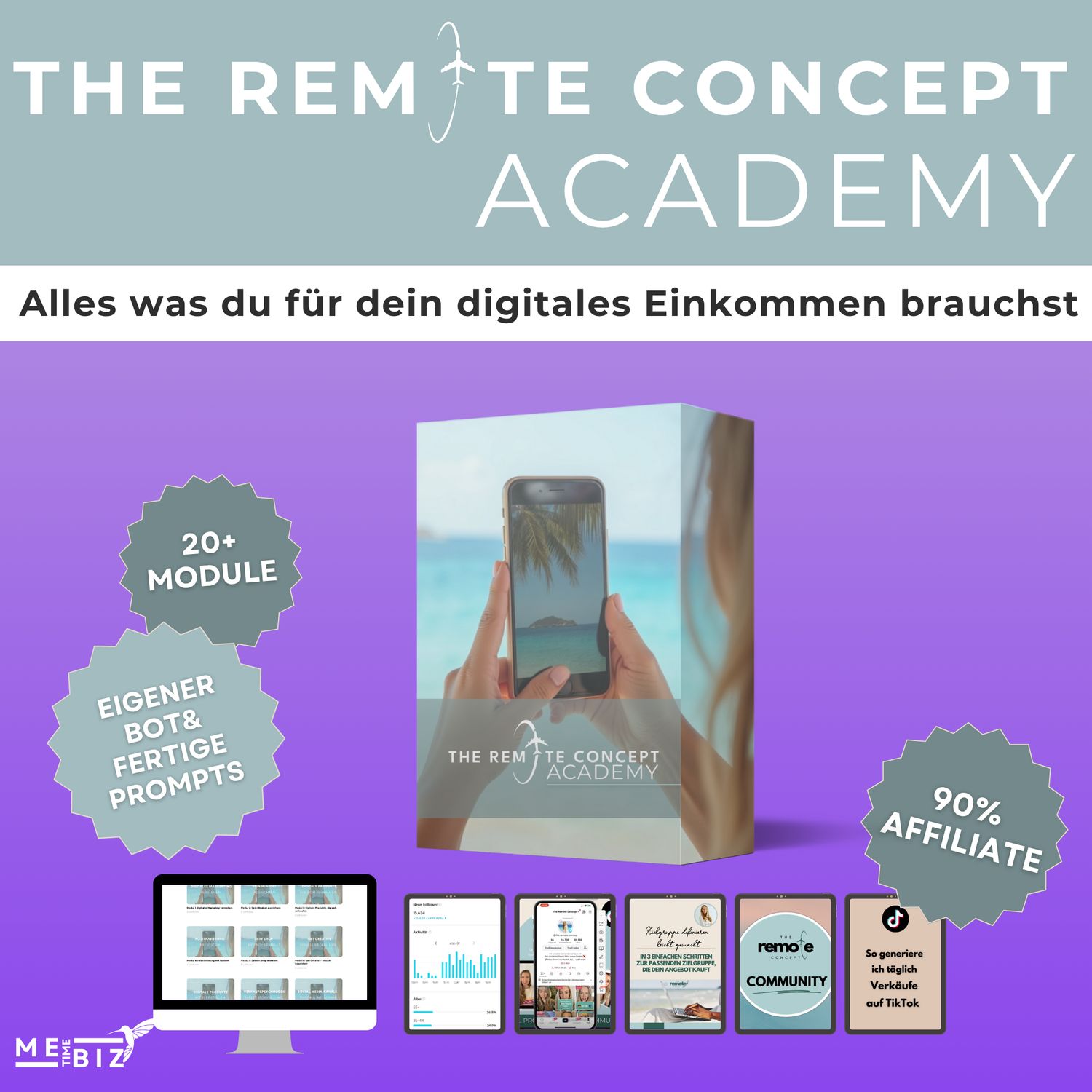 The Remote Concept ACADEMY mit 90 % Affiliate