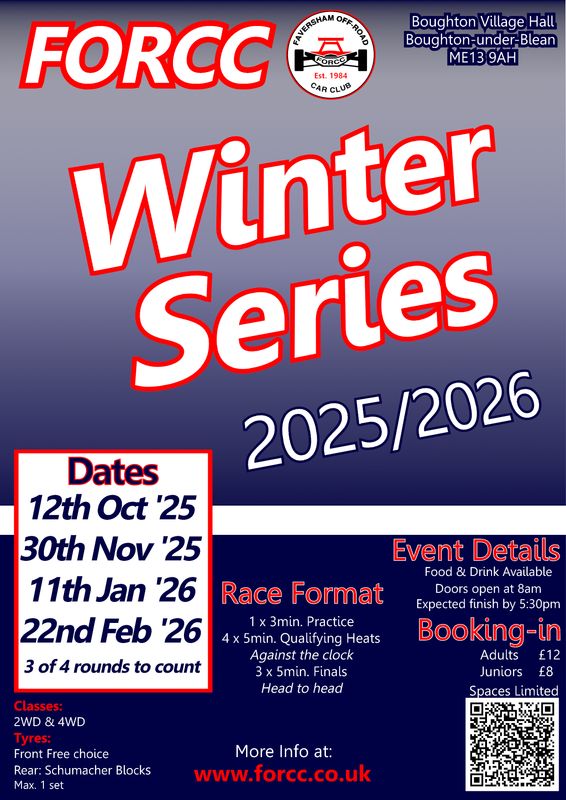 FORCC Winter Series 25/26 - Round 3 - 11th January