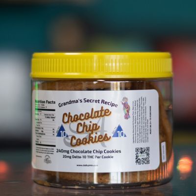 Delta 10 THC - Cookies - Chocolate Chip Individual 20mg