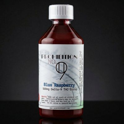 Delta 9 THC - Syrup - Blue Raspberry 500mg 