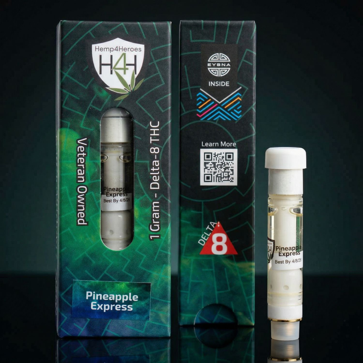 Delta 8 THC - Eybna Cartridge - Pineapple Express 1g