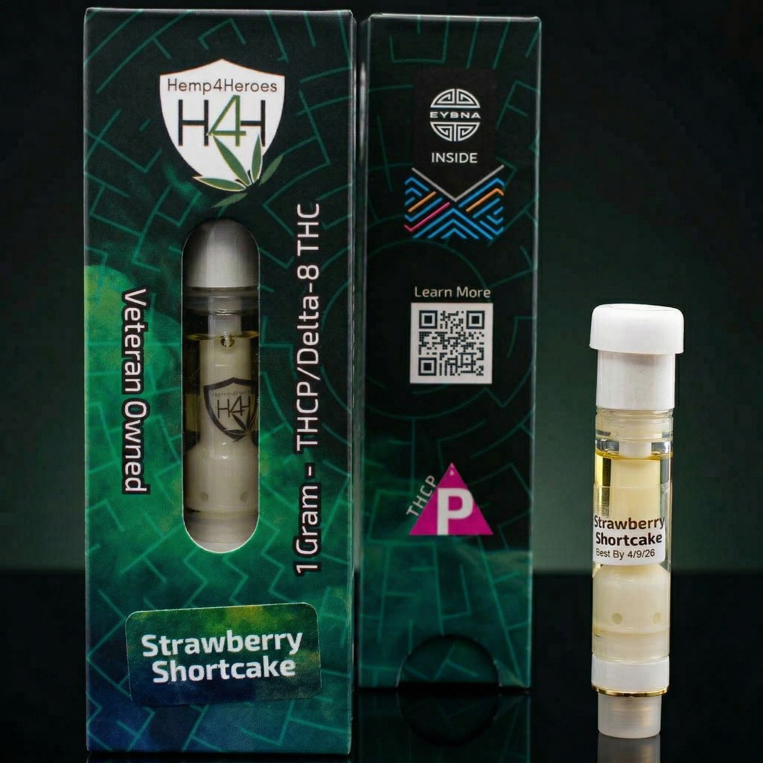 THCP - Eybna Cartridge - Strawberry Shortcake 1g