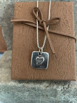 Square Heart Pendant