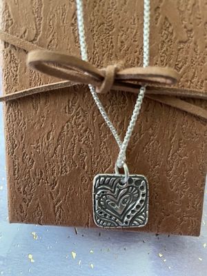 Square Heart Pendant