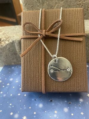 Taurus Zodiac Constellation Pendant