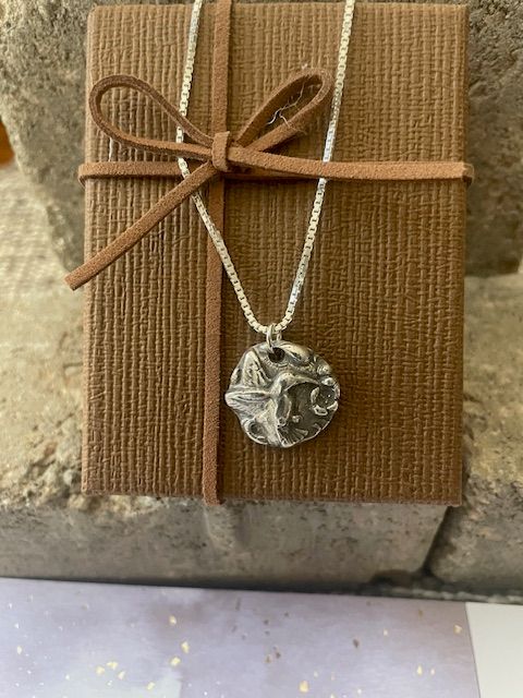 Hummingbird  on Flowers Pendant