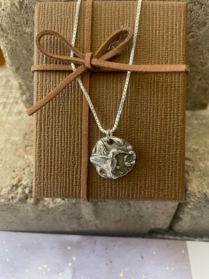 Hummingbird  on Flowers Pendant