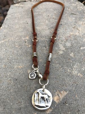 Just a Girl and Her Horse Pendent