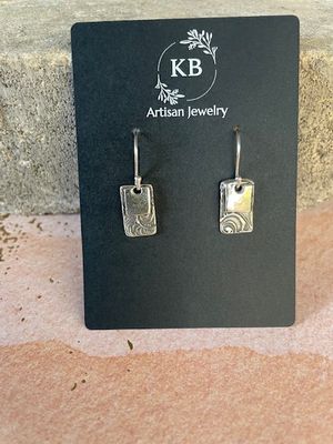 Double Square Earrings