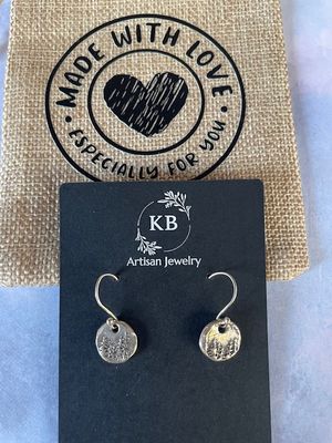 Round Pine Tree Earrings