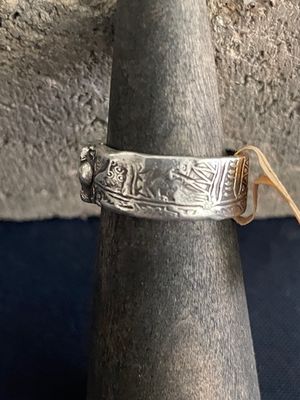 Amethyst Zirconia Artisan Ring