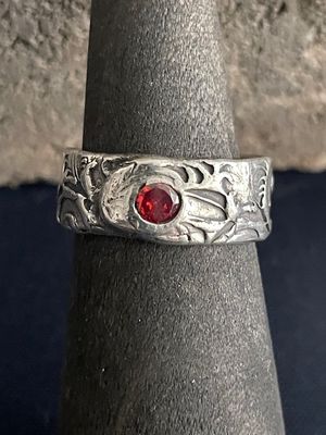 Garnet Artisan Ring