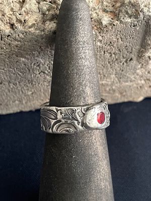 Garnet Artisan Ring