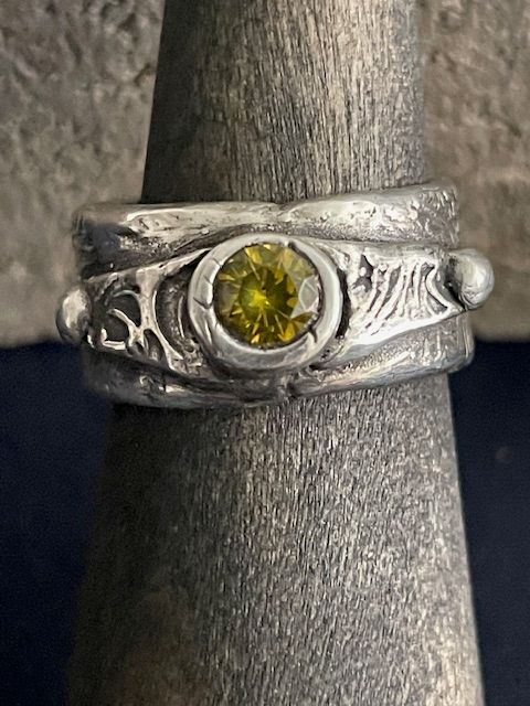 Artisan Yellow Zirconia Ring