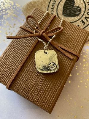 Square Butterfly Pendant