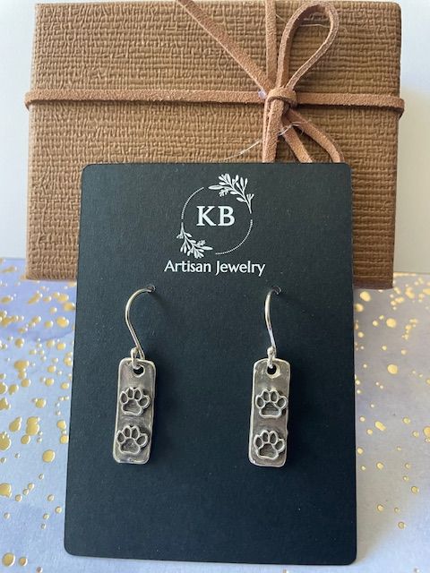 Dog Paw Earrings