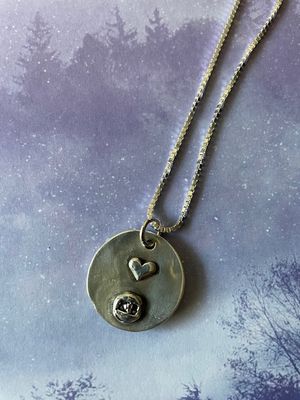 Raven in the Pines Pendant