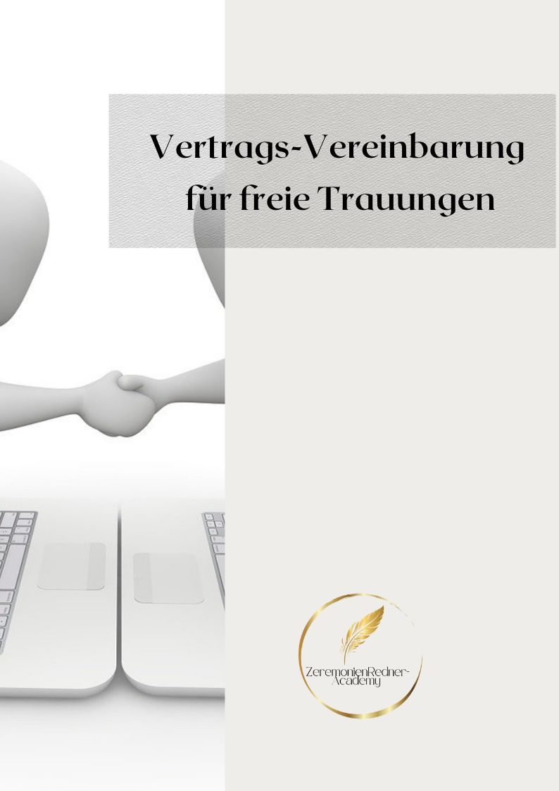 Vereinbarung für freie Trauungen