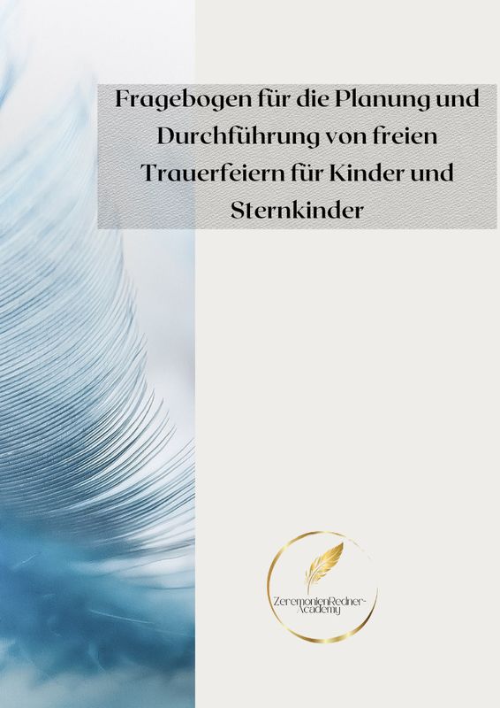 Fragebogen für Sternkind-Bestattungen