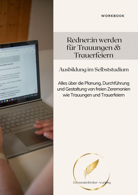 Redner:in werden für Trauungen & Trauerfeiern Redner:in werden für Trauungen & Trauerfeiern