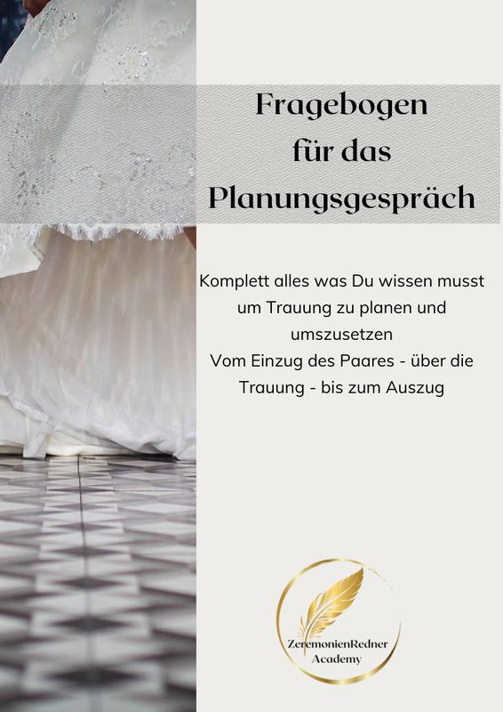 Fragebogen für das Planungsgespräch