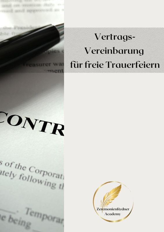 Vereinbarung für freie Trauerfeiern