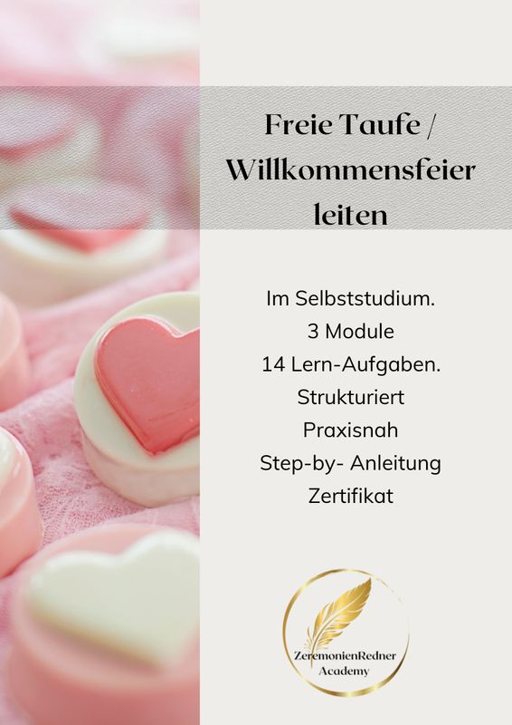 Freie Taufe - Willkommensfeier leiten