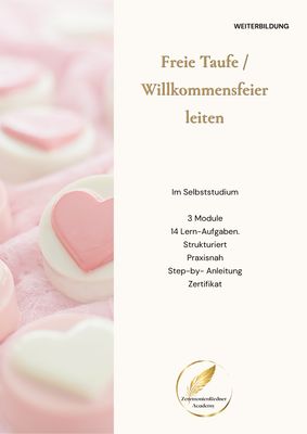 Freie Taufe - Willkommensfeier leiten