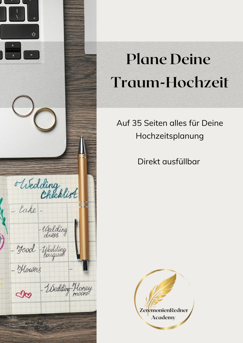 Wedding Checkliste - Plane Deine eigene Traumhochzeit