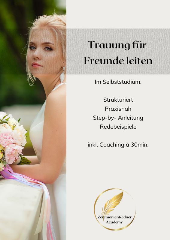 Trauung für Freunde leiten